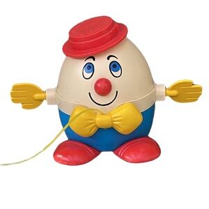 Collectible Vintage Humpty Dumpty Fisher Price Pull Toy